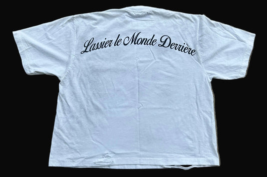 WHITE SKRRT LYFE TEE